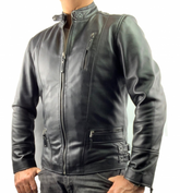 HAARLEM Men KOZA 11990 Leather Jacket Black